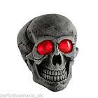 25cm Halloween Horror Light Up Red Eyes Spooky SKULL Pr