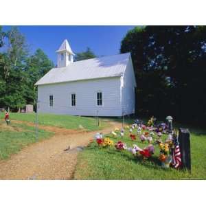  Primitive Wooden Baptist Church, in the Old Pioneer 