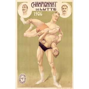  1906 French Championnat de Lutte professional wrestling by 
