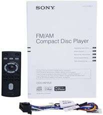 SONY CDX H910UI+RMX60ML MARINE CD PLAYER+WIRED REMOTE  