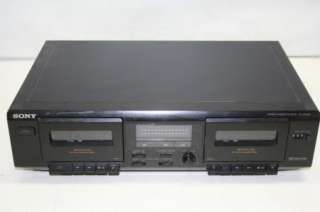 Sony Model TC WE305 Stereo Dual Deck Cassette Tape Player  