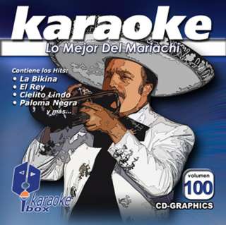 Karaoke Box KBO 100    Lo Mejor Del Mariachi   Spanish CDG 