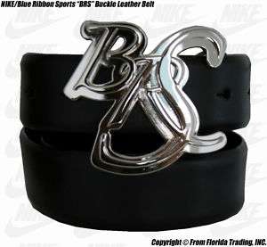 NIKE/Blue Ribbon Sports BRSBuckle Leather Belt(XL)BLK  