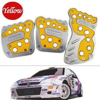 New Antiskid Clutch Gas Brake Dot Foot Shaped Pedal Covers For Car 