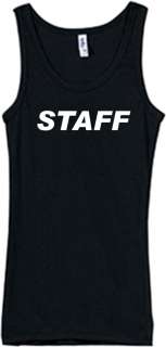 Shirt/Tank   Staff   employee bouncer bar club  