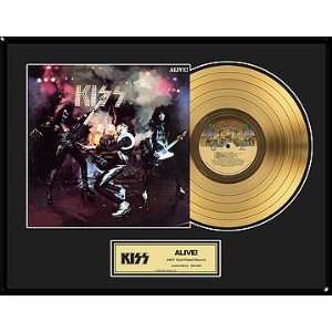  KISS Alive Framed Gold Record 