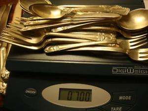 Antique Sterling Silver Flatware Solid 700g + Use Scrap  