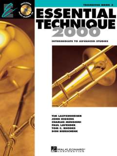 Essential Technique Play Advanced Bb TROMBONE 3 Book/CD  