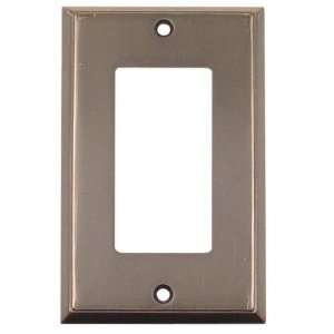   Switch Plate 4 5/8 x 2 7/8 Single Rocker Colonial Style Cast Br