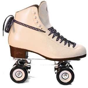  Riedell roller skates 121 W Century Exclusive   White boot 