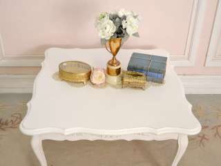 Shabby Cottage Chic Coffee Table Square French Rose WOW  