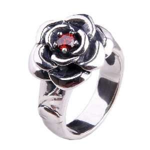 Ruby Red Gem Stone Ring Sterling Silver Fine Jewelry Apparel Size 10