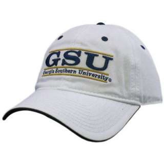 HAT CAP NCAA GEORGIA SOUTHERN UNIVERSITY EAGLES WHITE GSU RETRO BAR 