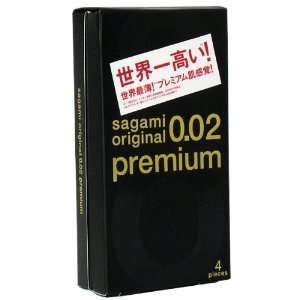 Sagami Original 002 Condom Premium 4pcs (Japan Import)