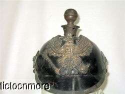 WWI GERMAN PRUSSIAN M1895 FIELD ARTILLERY METAL PICKELHAUBE SPIKED 