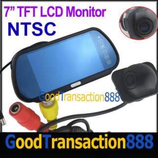 TFT LCD Rear view Mirror Monitor For DVD/VCR/GPS/ Car Reverse 