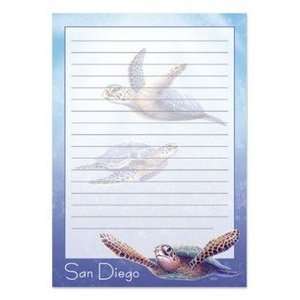  San Diego Note and List Pad Sea Turtles