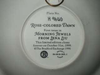   Exchange Lena Lui Morning Jewels Rose Colored Dawn Plate  