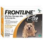 Frontline Plus Flea Control for Dogs Up to 22 lbs.   3 Pack