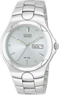   Eco Drive Mens Corso Stainless Silver Face Watch BM8080 59A  