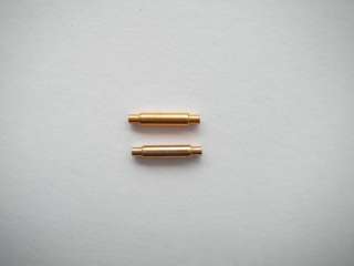 Lot of 2 female type N.O.S watch band brass springbars  