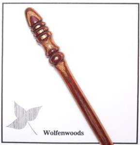 WOLFENWOODS  HAZELNUT   DYMONDWOOD HAIR STICK  