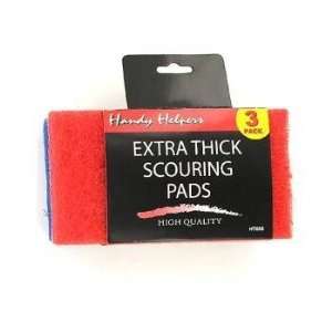  Thick Scouring Pad 3 Piece Case Pack 72 