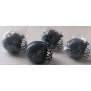   Mini Helmets Seattle Seahawks Pencil Toppers Vending Toys Pack of 4