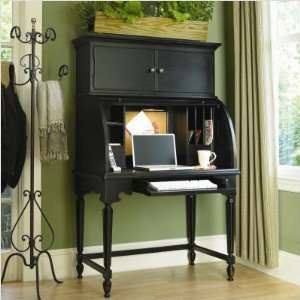   Inspirations Kitchen Secretary Desk in Black Furniture & Decor