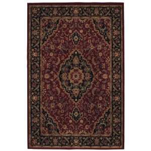  Shaw Accents Antiquity Garnet Rectangle 5.30 x 7.90 Area Rug 