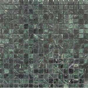  Verde Decalio Marble Square Mosaic 12 X 12