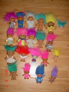 1990s 1991 Russ Trolls Ace & Friends Doll Lot of 20  