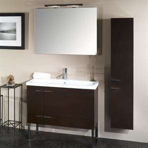  Nameeks Set NS2 Gray Oak Simple Bathroom Vanity