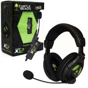 Brand New Turtle Beach Ear Force X12 Gaming Headset Xbox 360 