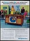 Vintage 1963 Magnavox TV Stereo Family Entertainment Theatre Magazine 