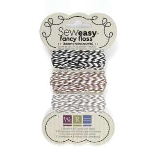   Keepers Sew Easy FANCY FLOSS Glitter Twine Variegated OPTIONS  