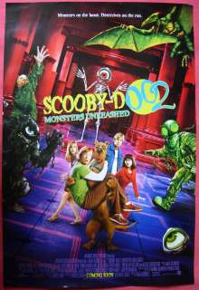 Scooby Doo 2 Monsters Unleashed Movie Poster  
