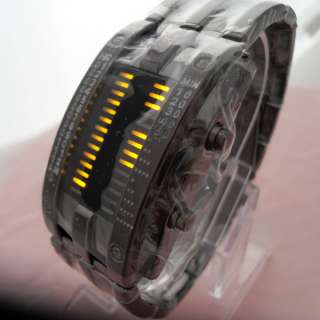   Yellow LED Mens Sports Army Military Watch Wristwatch Brand NEW  