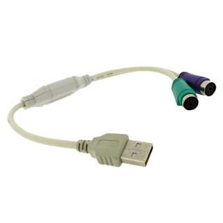 PS/2 PS2 to USB Mouse Keyboard Converter Cable Adapter  