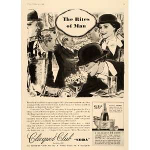   Ad Clicquot Club Soda Fox Hunt Breakfast Drink   Original Print Ad