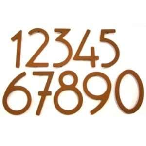 House Numbers By HouseArt  R050870   Color  NAC   Finish  Satin 