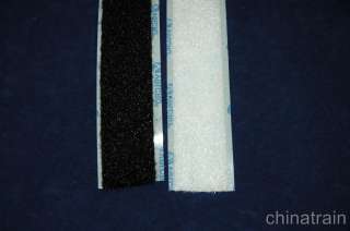  FREE SHIP USA Sticky Adhesive Velcro Tape Straps 1/2 1 2 White Black