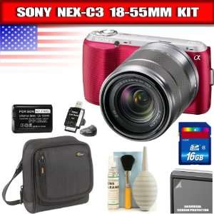  Sony Alpha NEX C3 16 MP Compact Interchangeable Lens Digital Camera 