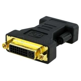 New DVI A/D Female to VGA HD 15 Male Adapter Connector  