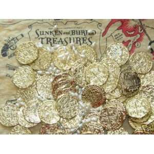  Lot of 10   Pirate Coins & Real Natural Pearls Everything 