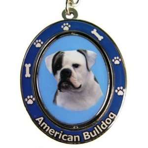  Spinning American Bulldog Key Chain