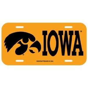  Iowa Hawkeyes License Plate