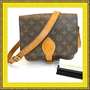 Louis Vuitton Monogram Cartouchiere Shoulder bag 100% Auth Free 