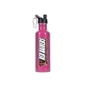   Red Raiders Pink 26 oz Stainless Steel Water Bottle with Pop Up Spout