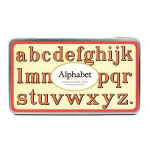   Co. Alphabet (Lowercase) Stamp Set    includes 26 stamps and ink pad
